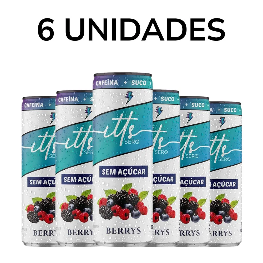 PACK 6 UNIDADES - ITTS - SABOR BERRYS 269 ML