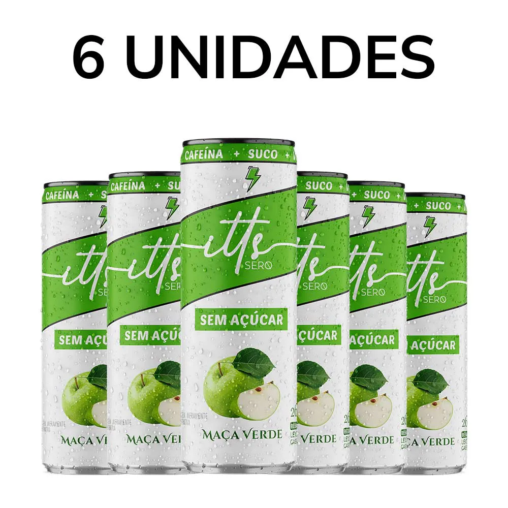 PACK 6 UNIDADES - ITTS - SABOR MAÇÃ VERDE 269 ML